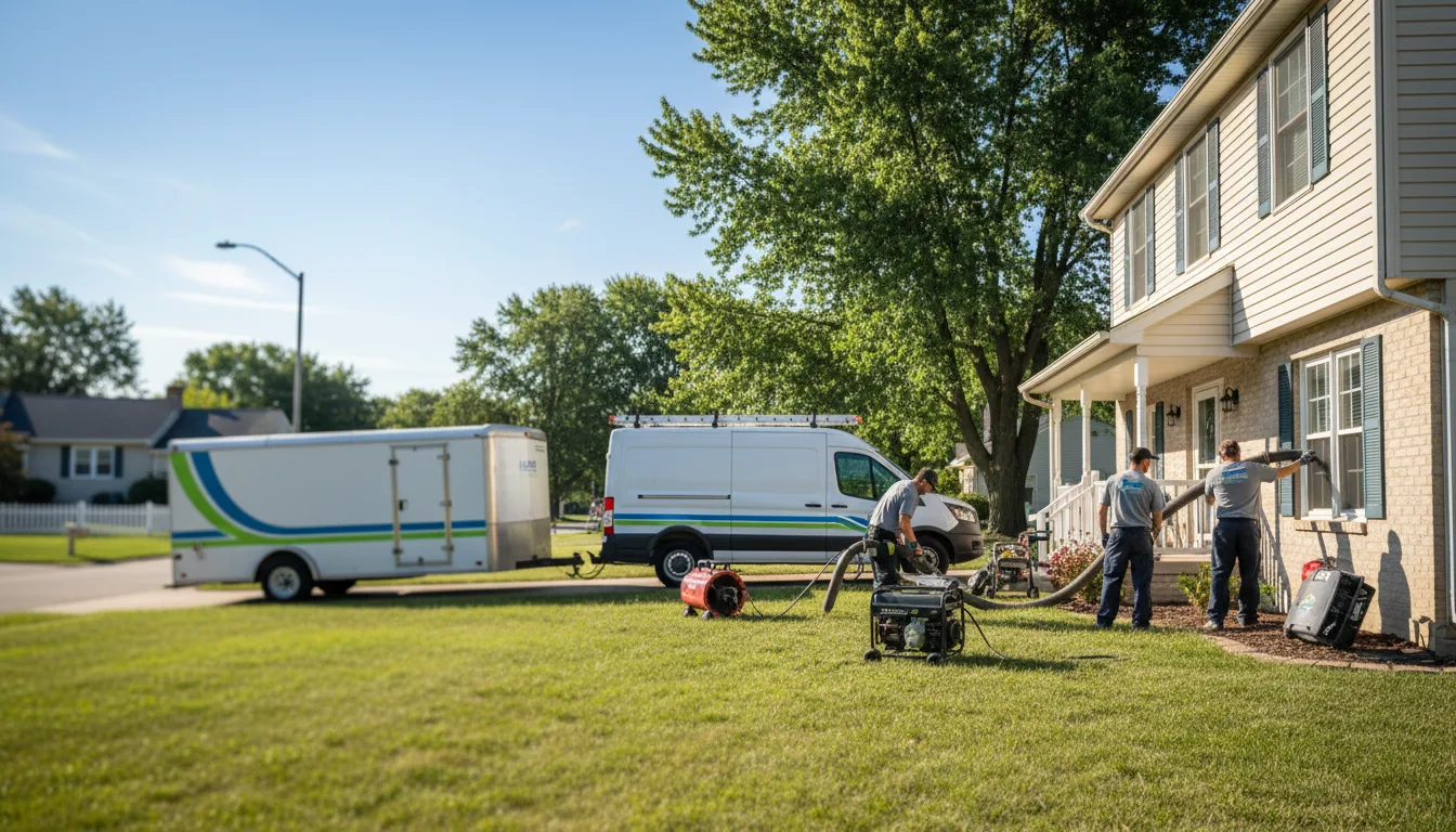 Flooded Basement Restoration And Cleanup With Repair in Genoa, WI near me